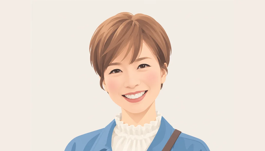 公認プロコーチ 治奈（ハルナ） の似顔絵イラスト