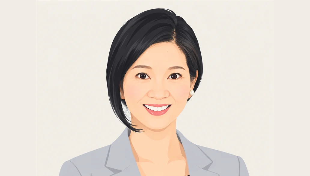 公認プロコーチ マリサ の似顔絵イラスト